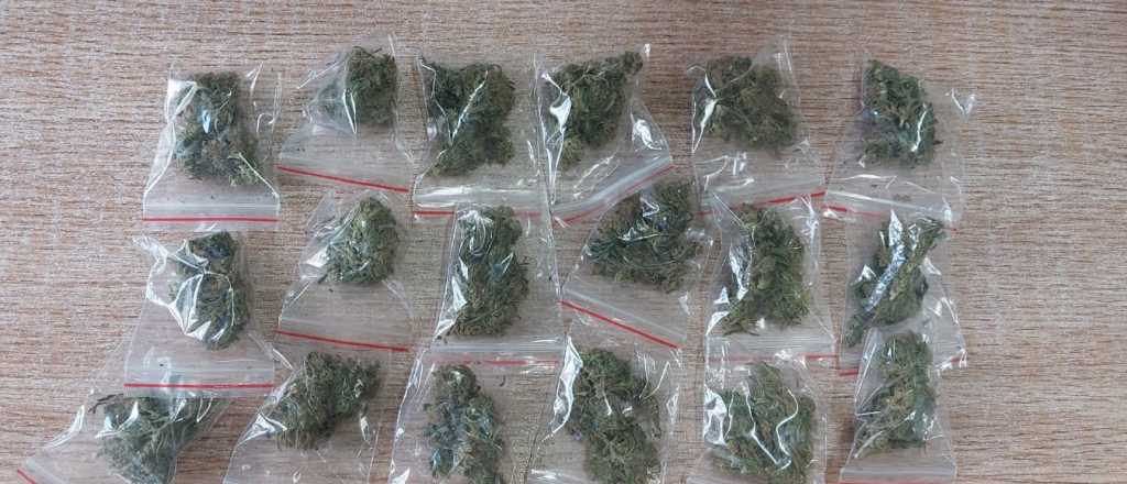 Cayó haciendo delivery de flores de marihuana en Guaymallén