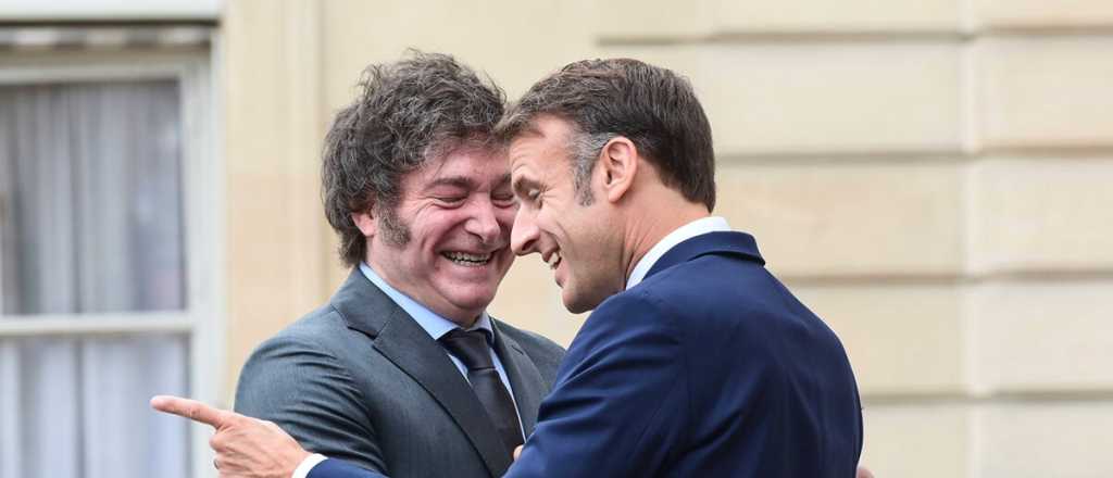 Macron dialogó con Milei y brindó su apoyo a los argentinos