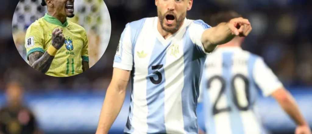 Tagliafico reveló una confesión que le hizo Raphinha