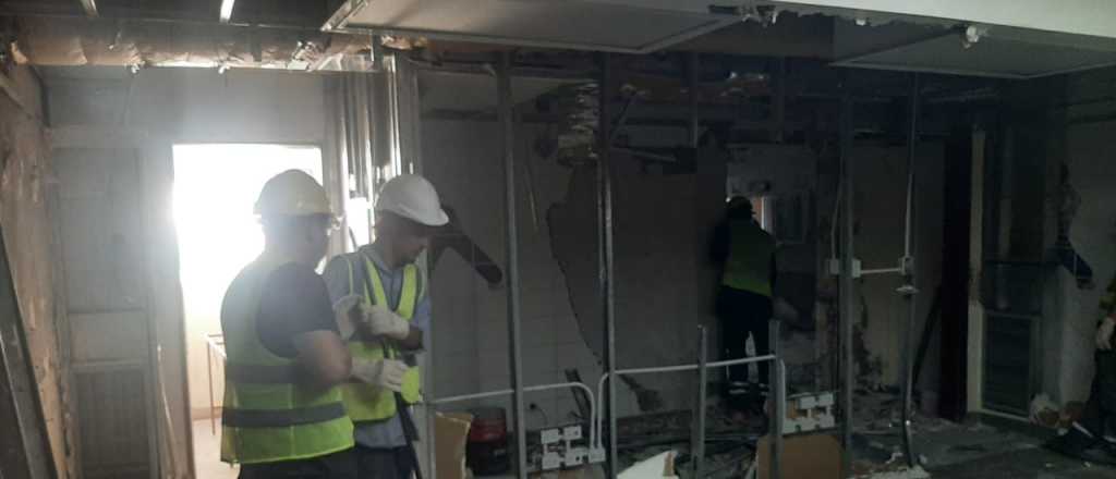 Fotos: así avanza la remodelación en dos sectores del Notti