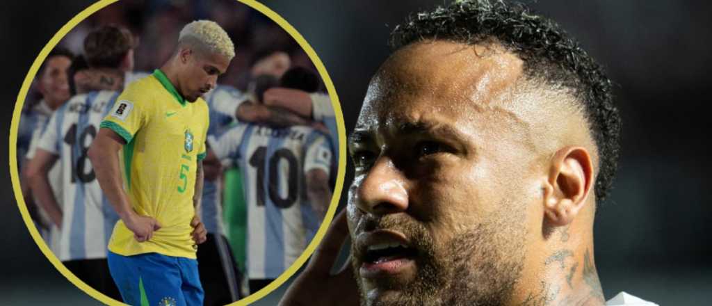 La dura frase de Neymar tras la paliza que le dio Argentina a Brasil