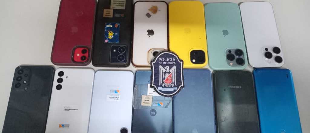 Rob&oacute; 11 celulares, lo rastrearon y lo detuvieron cuando se iba de Mendoza
