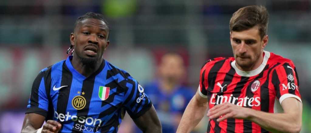 Sin Lautaro, Inter igualó el clásico con Milan en la ida de semis