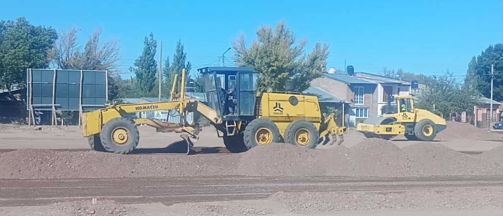 Fotos: ya construyen una nueva escuela técnica en el sur provincial