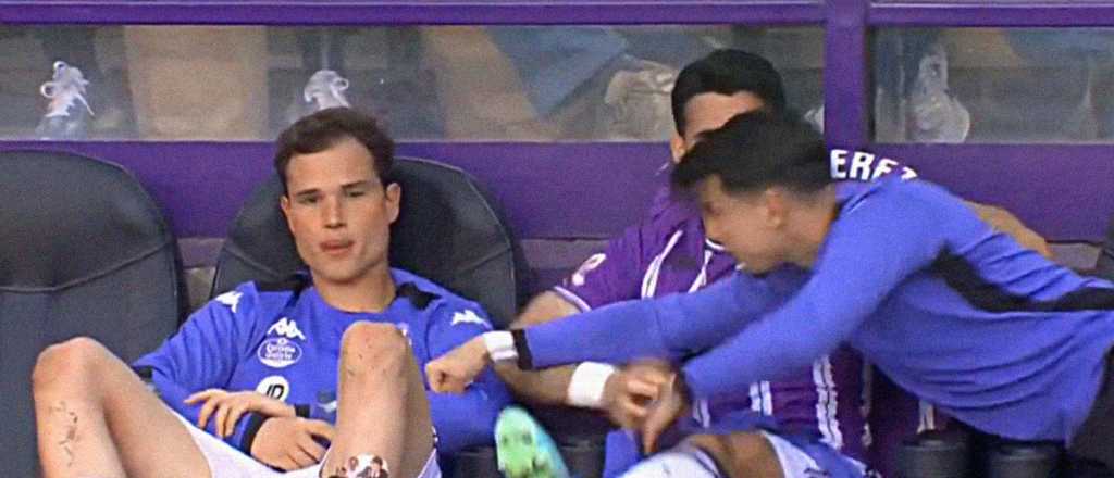 Escándalo en Valladolid: un jugador le tiró una trompada a un compañero