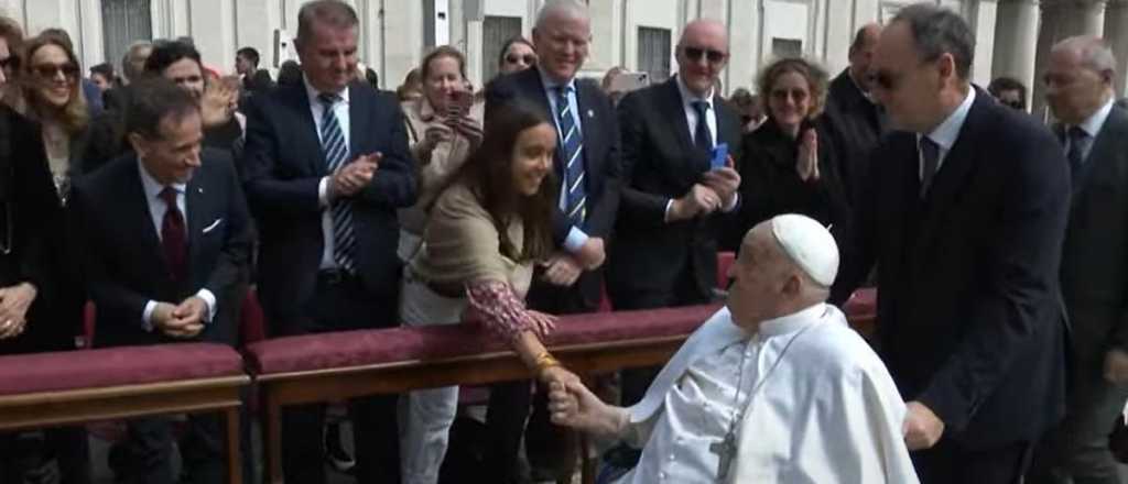 El papa Francisco sorprendió a sus fieles en la misa del Domingo de Ramos