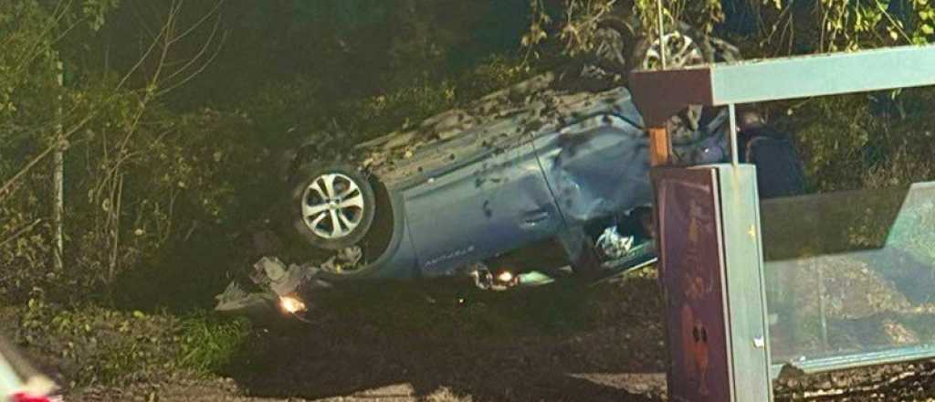 Robo, vuelco y persecución en Chacras de Coria