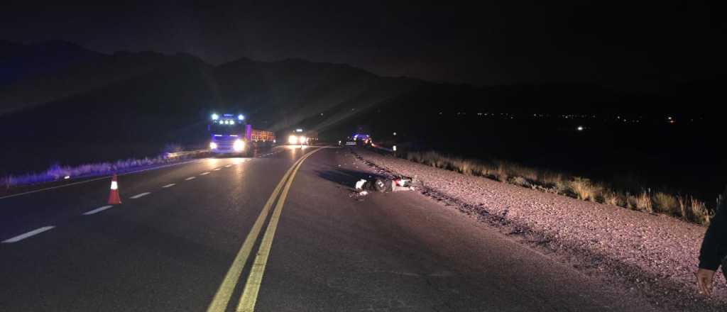 Dos muertos en Potrerillos al caer de una moto y ser arrollados por un camión 