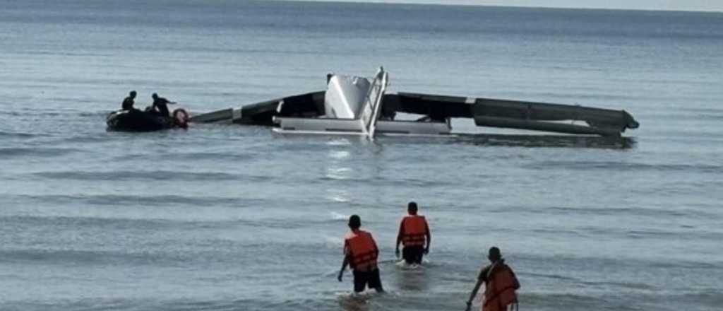 Un avi&oacute;n cay&oacute; en el mar en Tailandia: 6 muertos