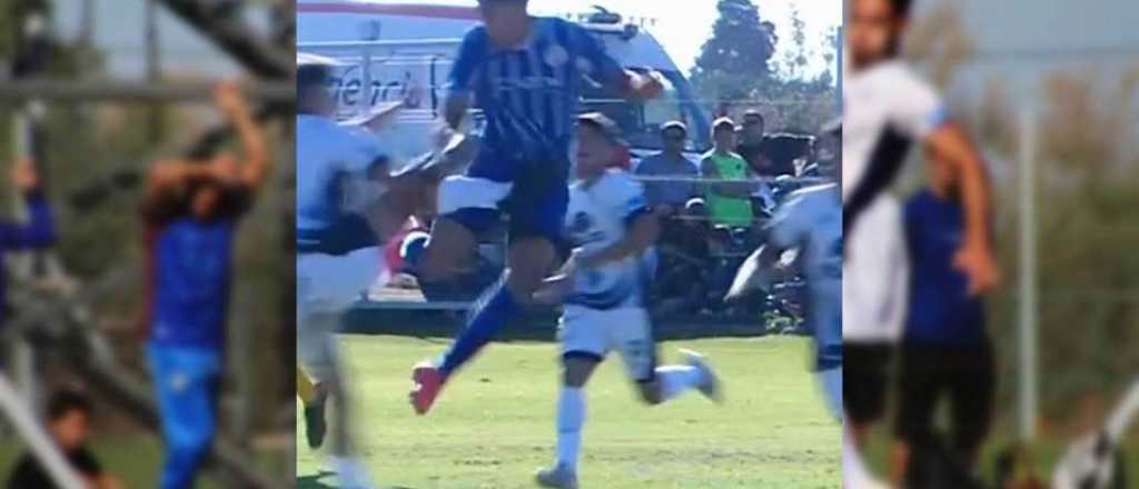 La patada del año se dio en el Tomba ante la Lepra en Reserva