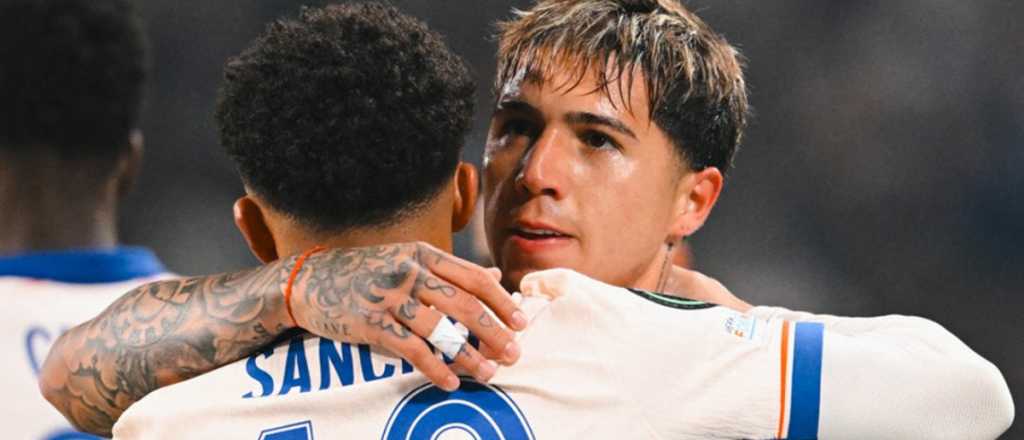 Enzo la rompió en la goleada del Chelsea en la ida de semis