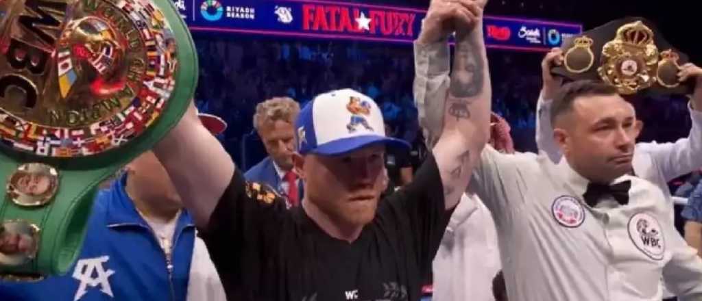 Canelo ganó y criticó al cubano Scull que entrenó en Mendoza