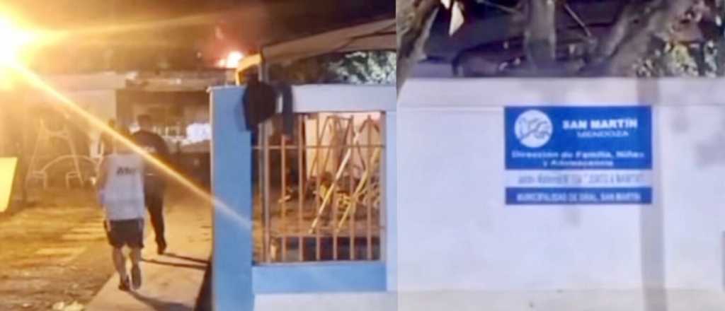 Se incendió el depósito de un jardín de infantes en San Martín: no hubo heridos