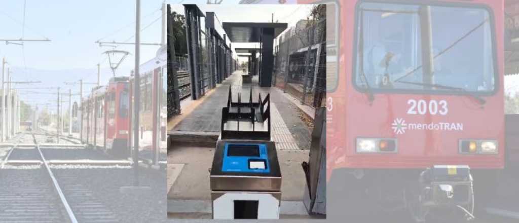 Metrotranvía: instalaron los primeros molinetes en un parador de Ciudad