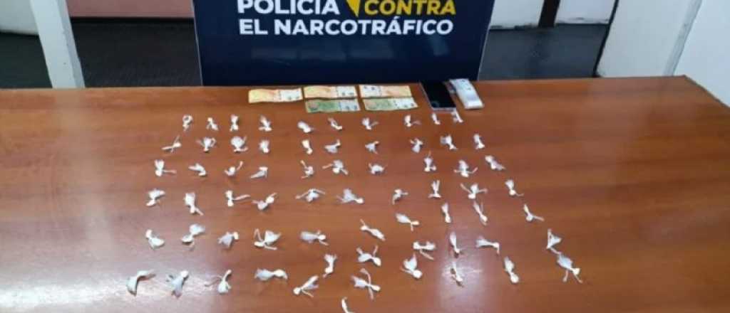 Arrestaron a un adolescente dealer en Godoy Cruz con 753 dosis de cocaína