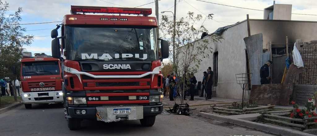 Un niño de 3 años murió en un incendio en Maipú