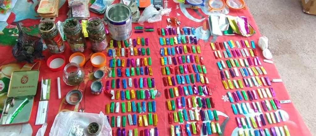 Cayó un hombre en Las Heras con droga, armas y una bici robada