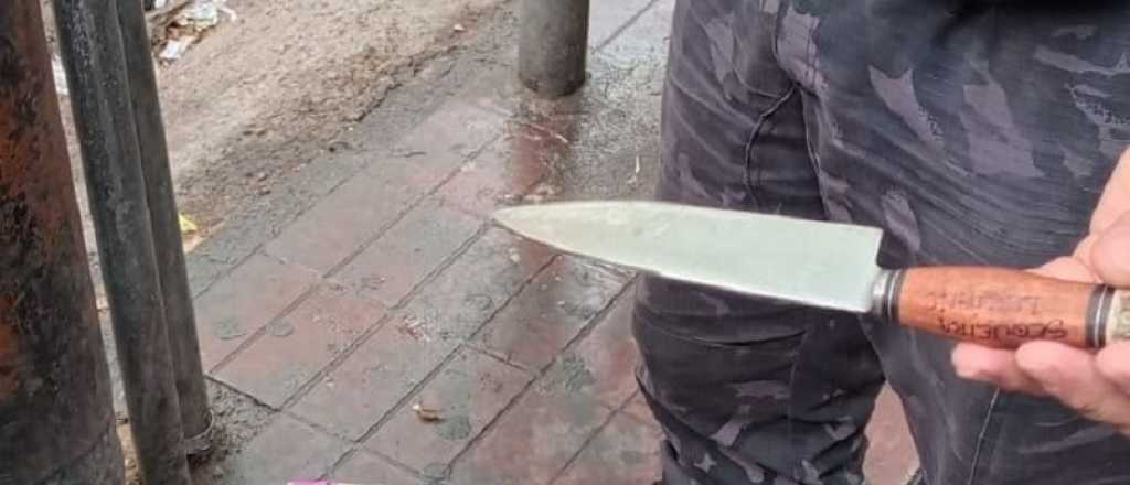 Apu&ntilde;alaron a un hombre mientras iba a trabajar en Rivadavia