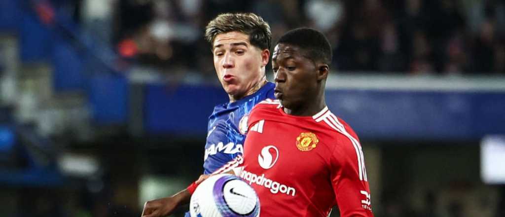 El Chelsea de Enzo venció al Manchester United de Garnacho y sueña