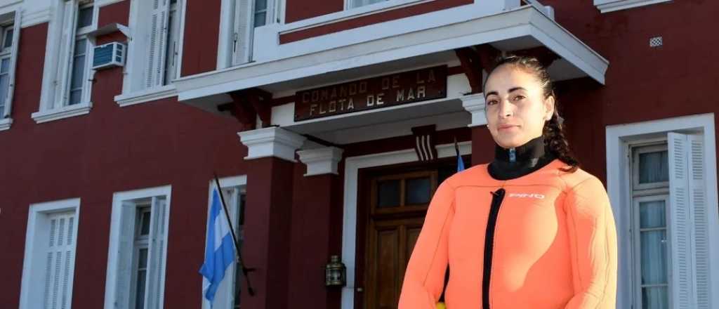 Una mendocina es la primera nadadora de Rescate de la Infantería Marina
