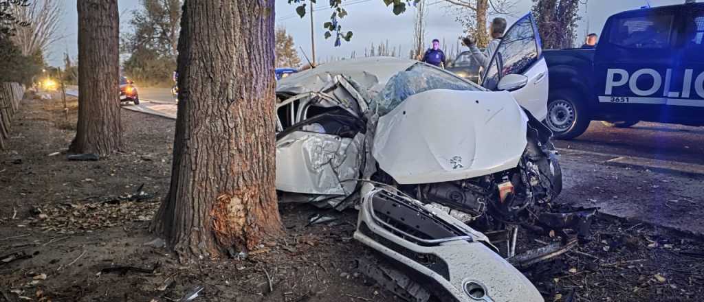 Una mujer está grave tras un impactante accidente en Junín