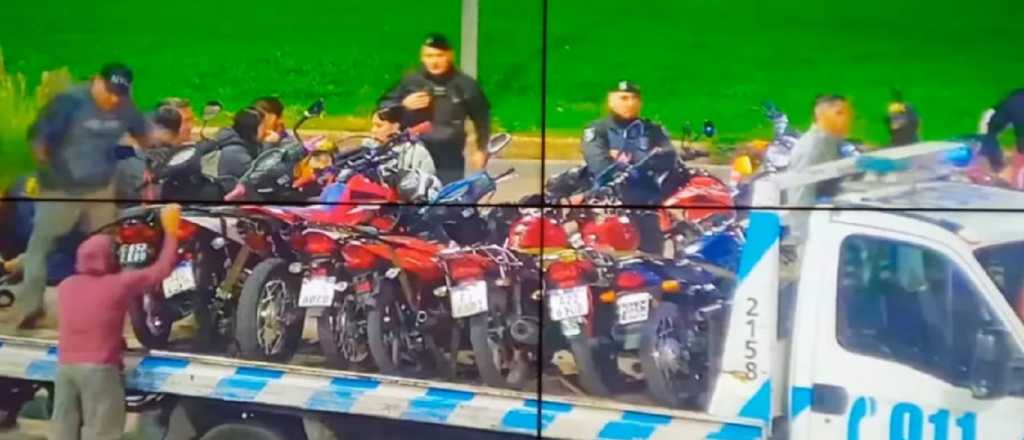 Detuvieron a 48 motociclistas por generar caos en Mendoza