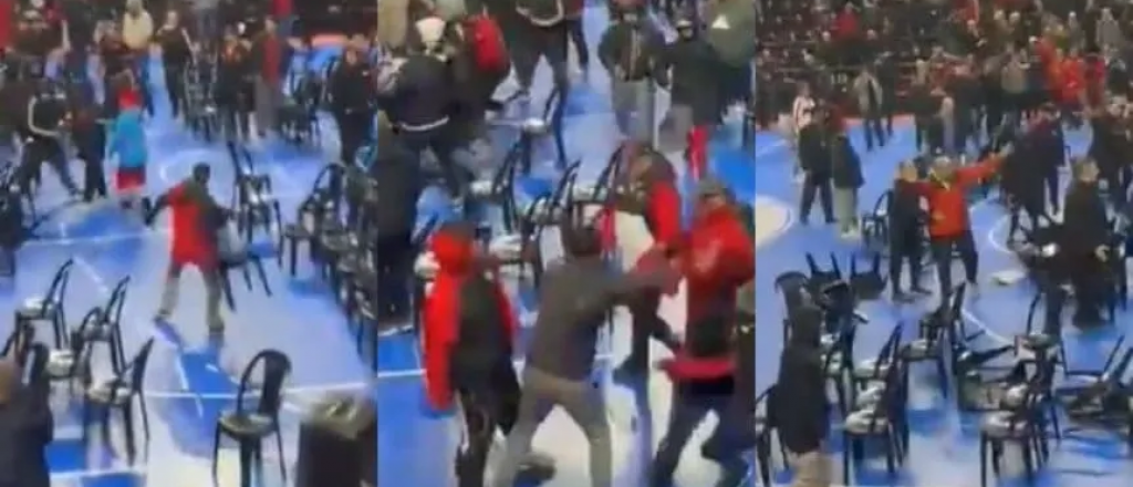 Escándalo en la asamblea en Newell's: terminaron todos a las piñas