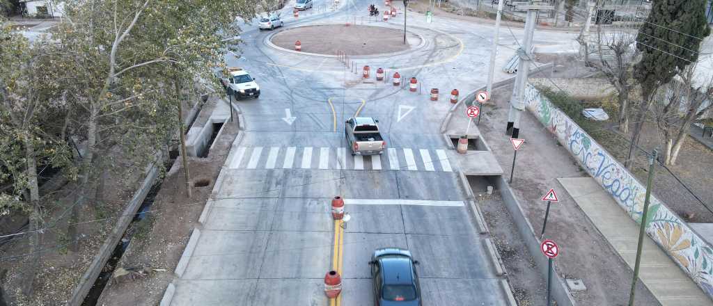 La rotonda de la Ruta 60 y Terrada quedó habilitada