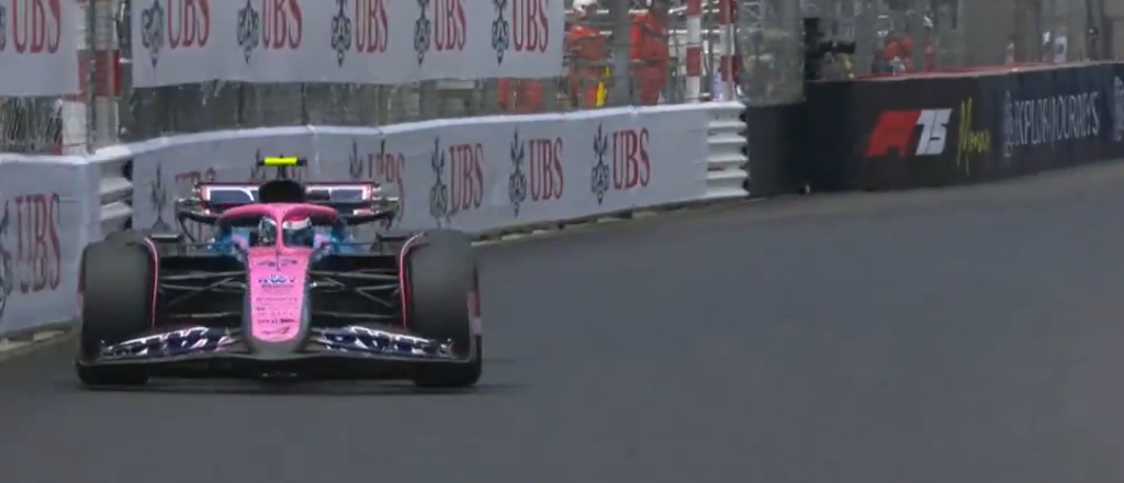 Colapinto qued&oacute; ante&uacute;ltimo en las primeras pruebas libres en M&oacute;naco