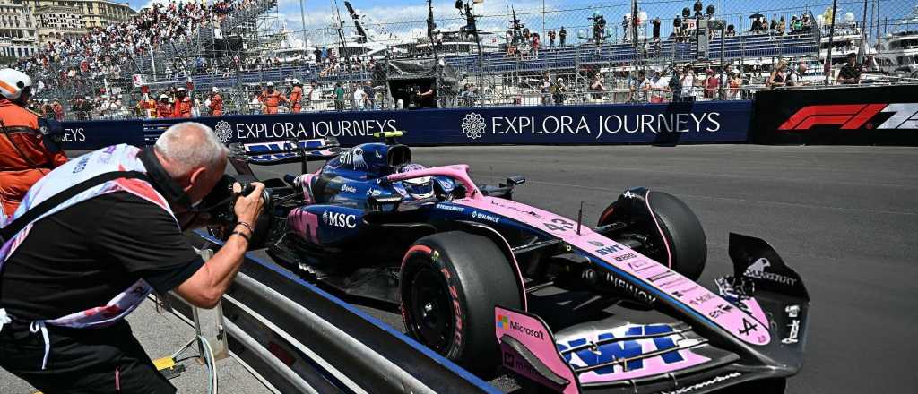 Colapinto quedó último en la segunda práctica libre de Mónaco