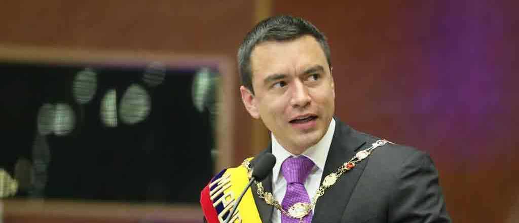 Daniel Noboa juró como presidente de Ecuador para el periodo 2025-2029