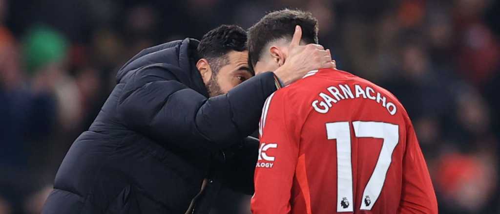 Escándalo en Manchester por la frase de Amorim para despedir a Garnacho