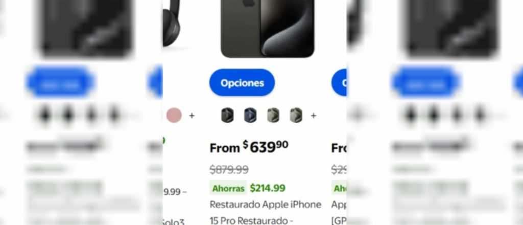 Una gran tienda de EE.UU. ofrece el iPhone 15 reacondicionado a precio de ganga