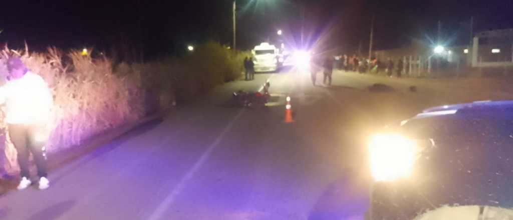 Murió un motociclista en San Martín al ser embestido por un auto