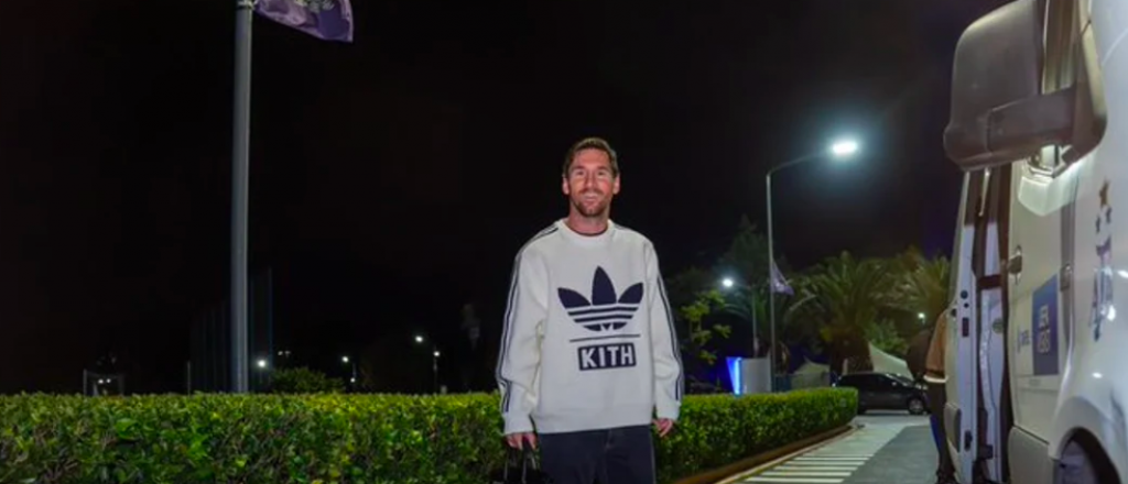 Messi ya est&aacute; en la Argentina y deja una linda frase en las redes