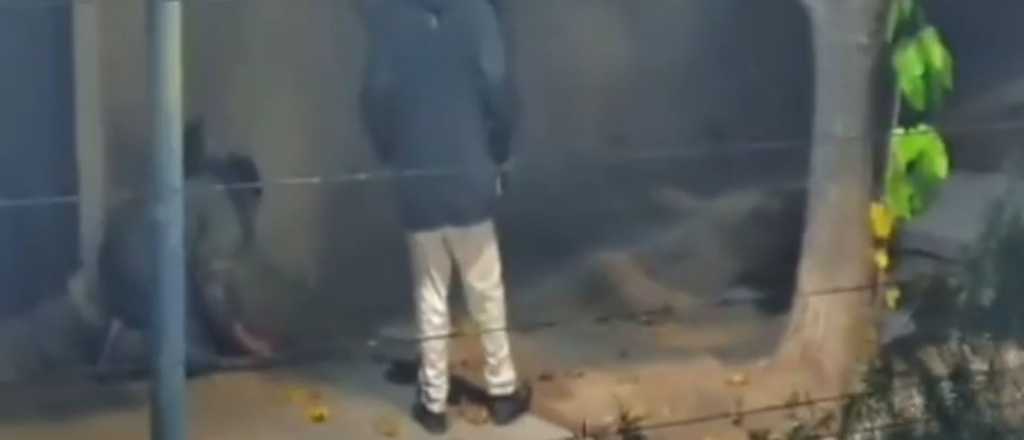 Video: así robaban medidores de agua en Godoy Cruz