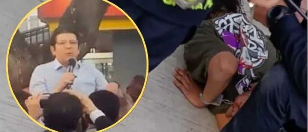 Video: el momento en que detienen al sospechoso del atentado contra Uribe