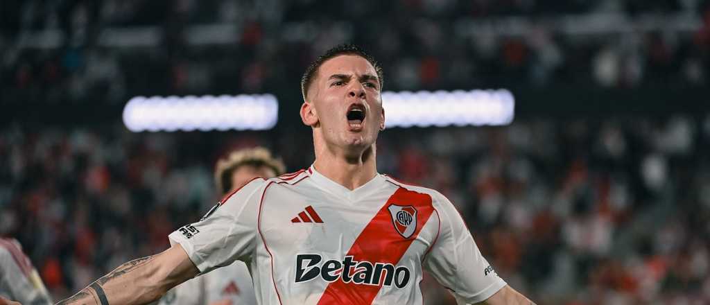 Mastantuono le dejó un mensaje a los hinchas de River