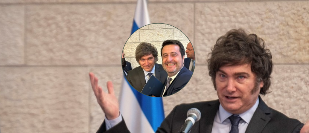 Un funcionario mendocino estuvo con Milei en Jerusal&eacute;n