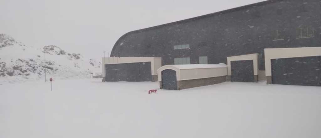 Los Libertadores, bajo un manto de nieve