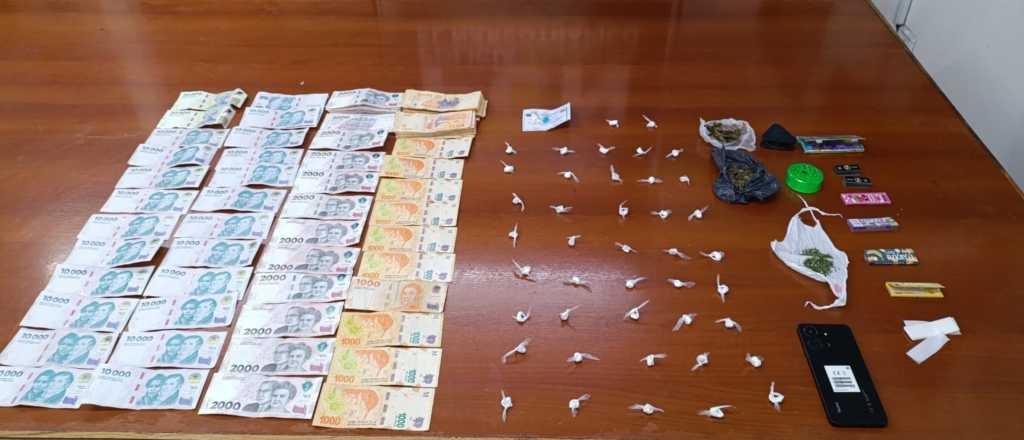 Desmantelaron un "kiosco" de drogas en Godoy Cruz