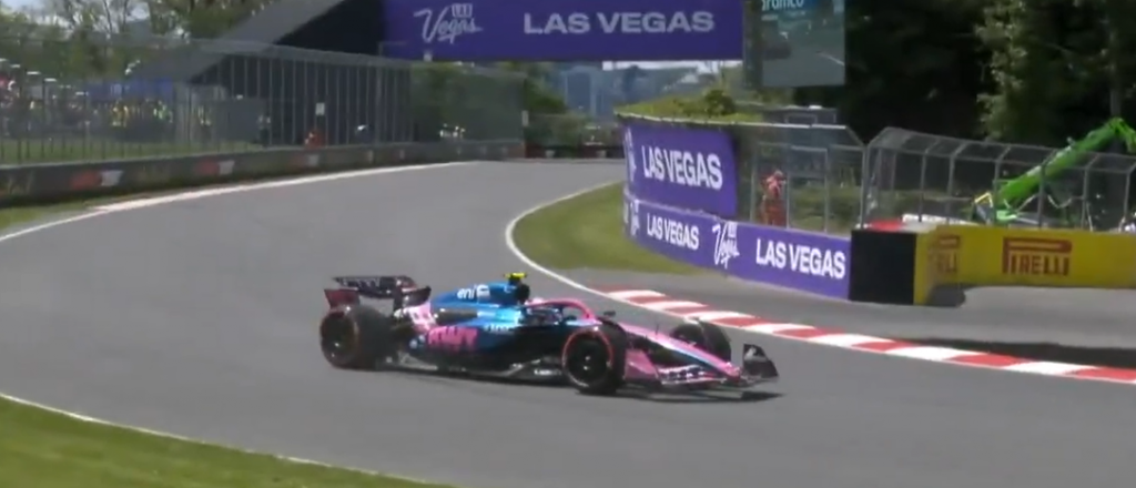 Video: el trompo de Colapinto apenas sali&oacute; a pista en Canad&aacute;