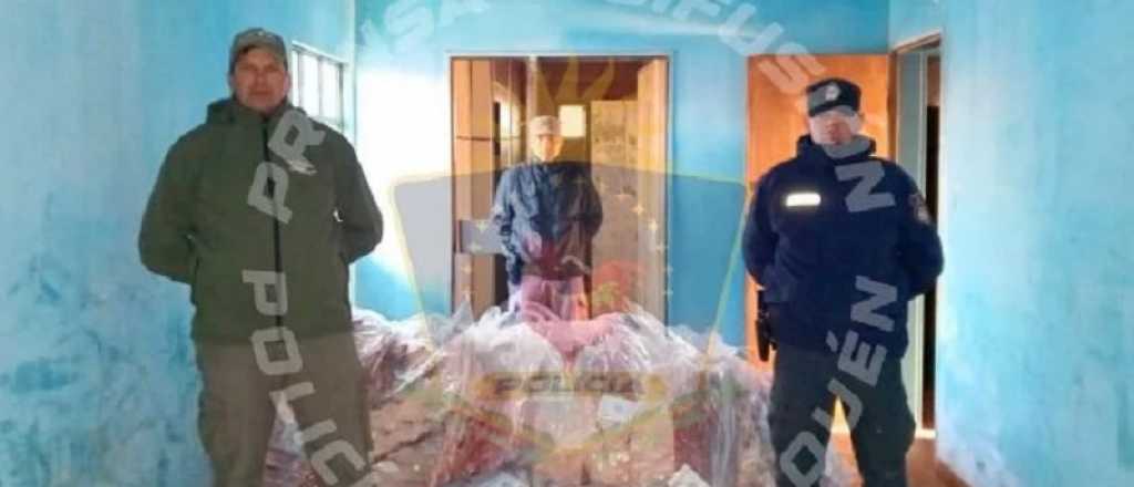 Secuestran en Neuqu&eacute;n una carga millonaria de carne que llegaba de Mendoza