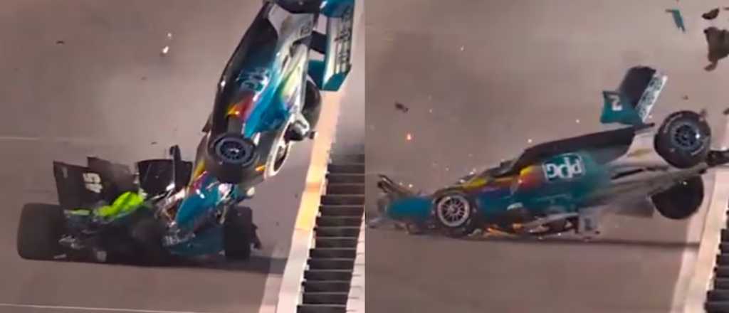 El terrorífico choque de un bicampeón de la IndyCar