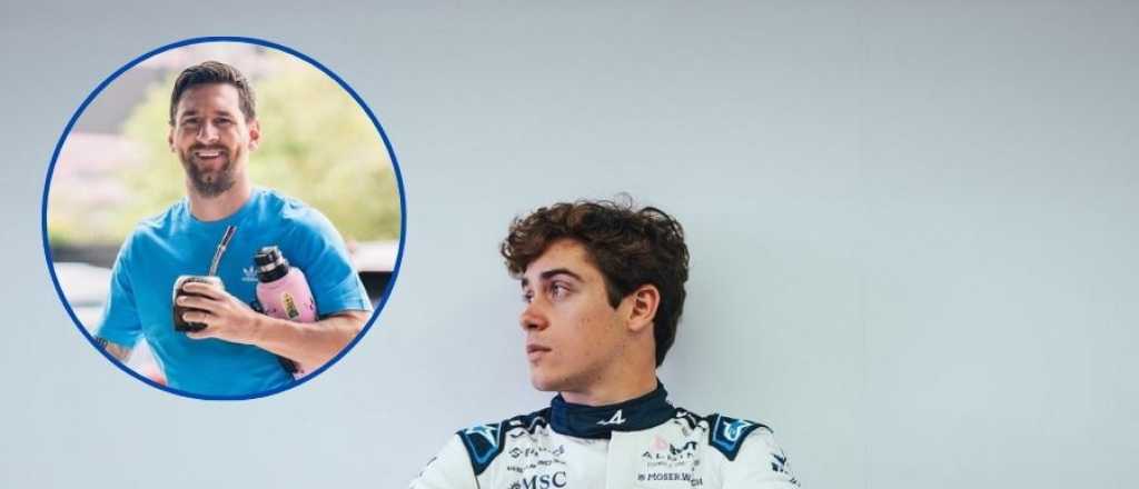 Colapinto sorprendió a Messi con un regalo especial