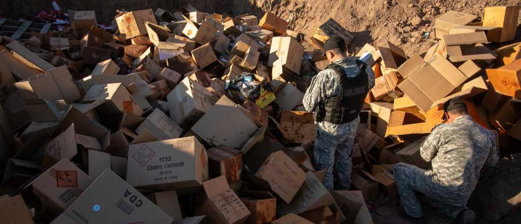 Quemaron casi dos toneladas de pirotecnia decomisada