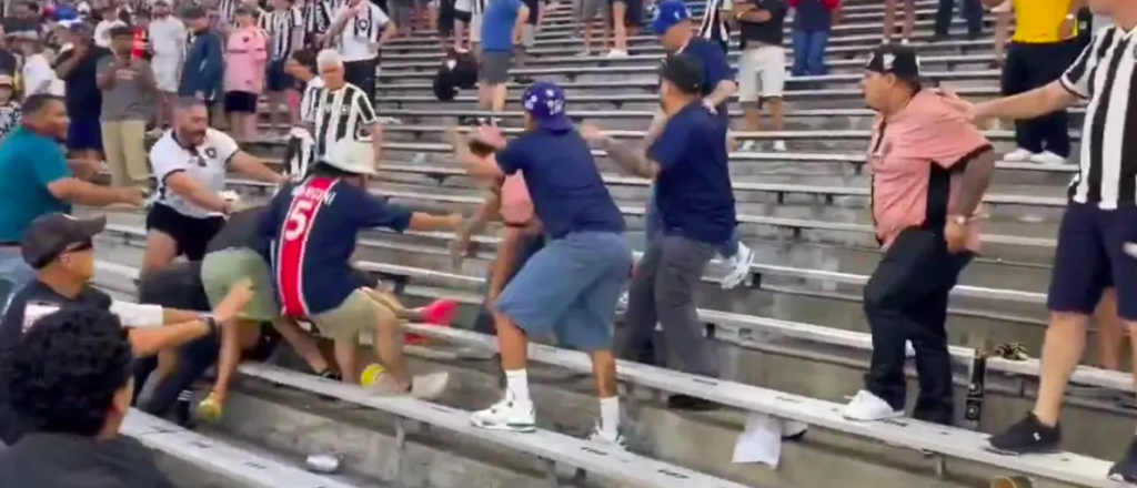 La debacle total: hinchas de PSG y Botafogo a las trompadas