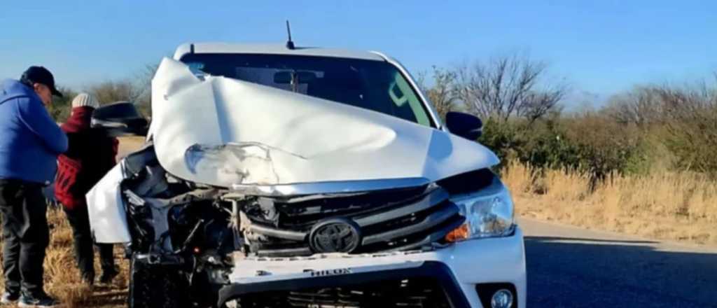 Se cruzó un jabalí en la ruta y chocaron dos mendocinos entre sí en San Luis