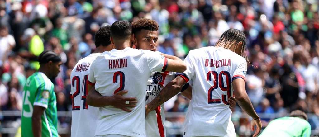 El PSG venció a Seattle por 2 a 0 y cerró como líder del Grupo B