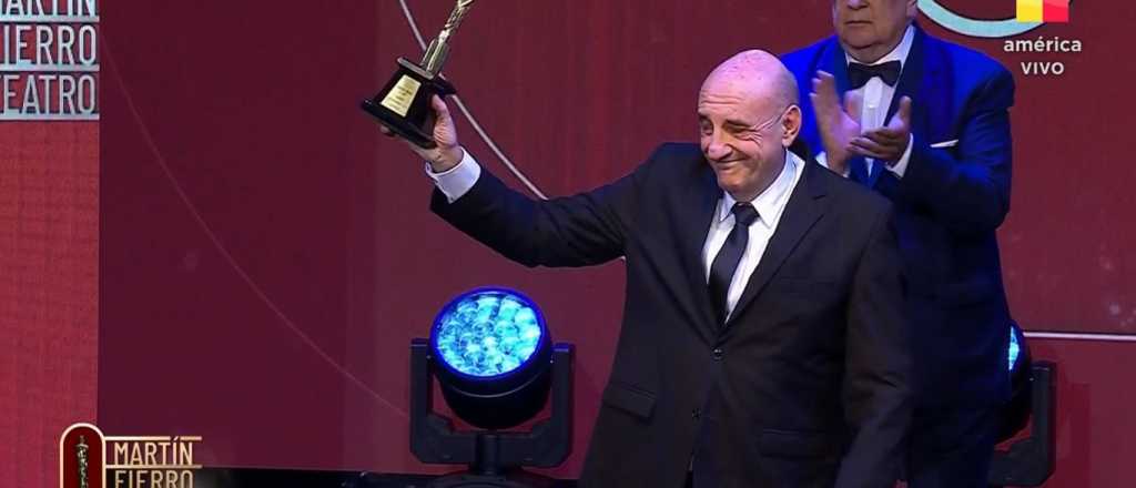 El Puma Goity se llev&oacute; el Oro en el Mart&iacute;n Fierro de Teatro